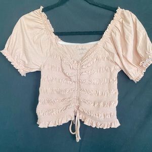 WILD FABLE Blush Pink Crop Top